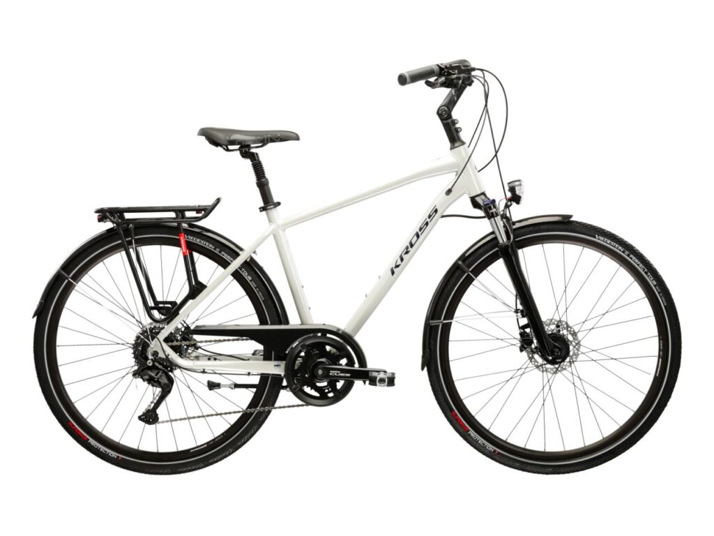 rower trekkingowy męski 5.0 M szary